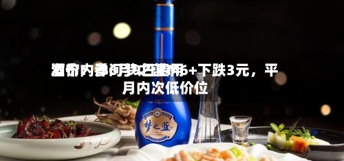 酒价内参6月9日费用发布：洋河梦之蓝M6+下跌3元，平月内次低价位-第2张图片