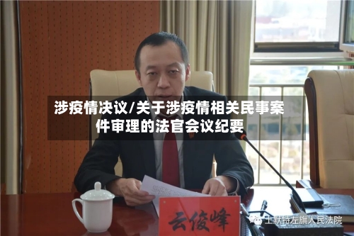 涉疫情决议/关于涉疫情相关民事案件审理的法官会议纪要-第2张图片
