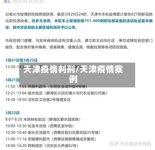 天津疫情判刑/天津疫情案例-第2张图片
