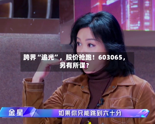 跨界“追光”	，股价抢跑！603065，另有所谋？-第2张图片
