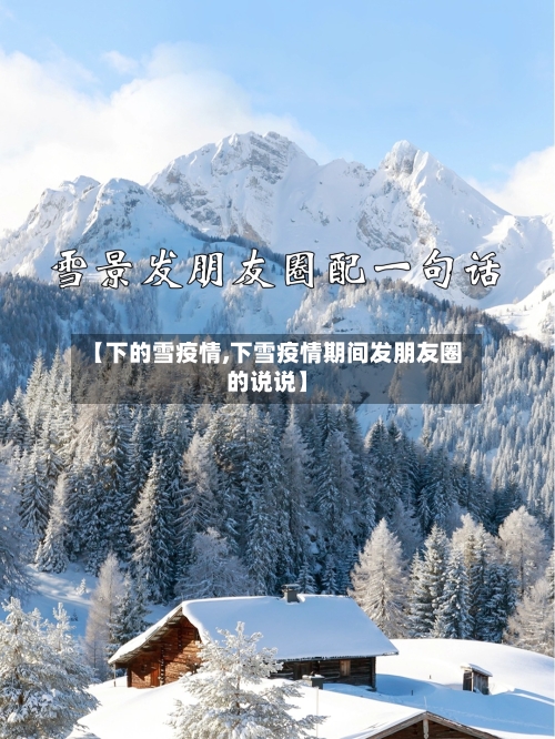 【下的雪疫情,下雪疫情期间发朋友圈的说说】-第3张图片