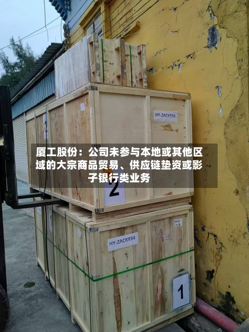 厦工股份：公司未参与本地或其他区域的大宗商品贸易、供应链垫资或影子银行类业务-第3张图片