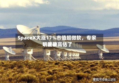 SpaceX大涨17%市值超微软，专家：近来明显被高估了-第2张图片