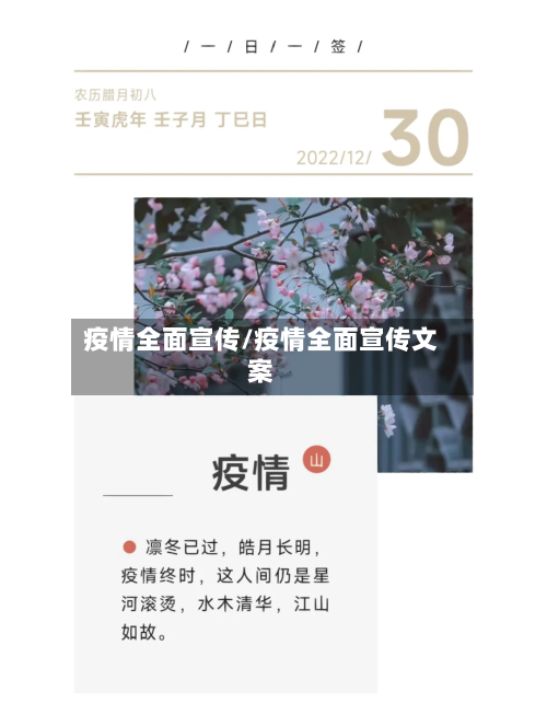 疫情全面宣传/疫情全面宣传文案-第3张图片