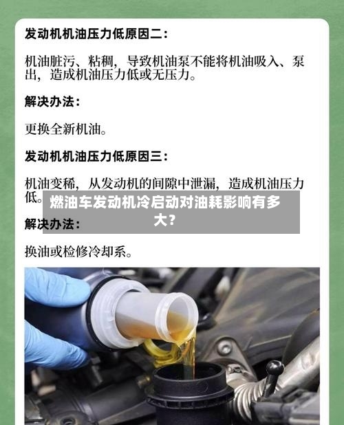 燃油车发动机冷启动对油耗影响有多大？