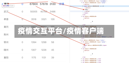 疫情交互平台/疫情客户端