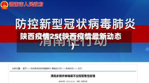 陕西疫情25(陕西疫情最新动态)-第3张图片