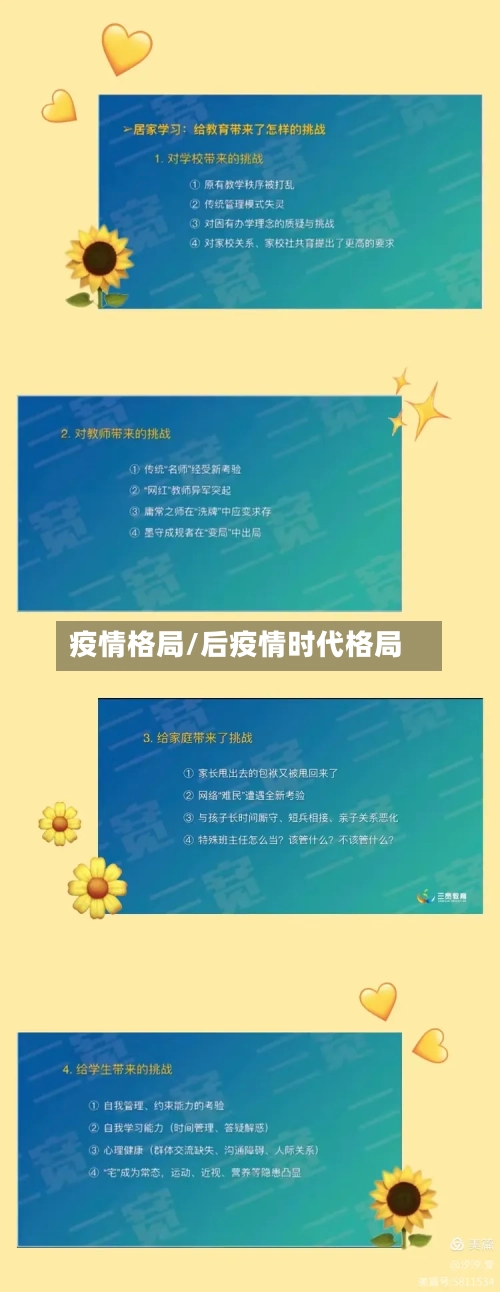 疫情格局/后疫情时代格局