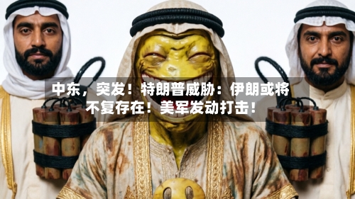 中东，突发！特朗普威胁：伊朗或将不复存在！美军发动打击！-第2张图片