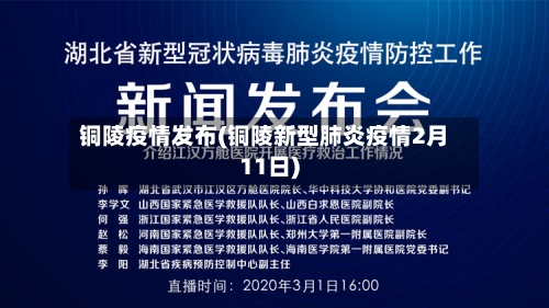 铜陵疫情发布(铜陵新型肺炎疫情2月11日)