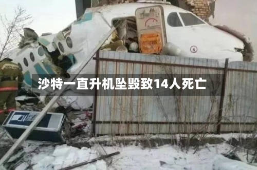 沙特一直升机坠毁致14人死亡