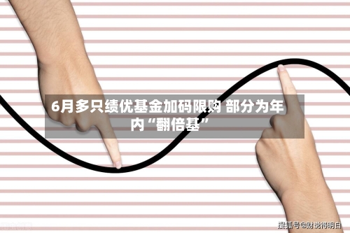 6月多只绩优基金加码限购 部分为年内“翻倍基”-第2张图片