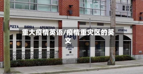 重大疫情英语/疫情重灾区的英文-第3张图片