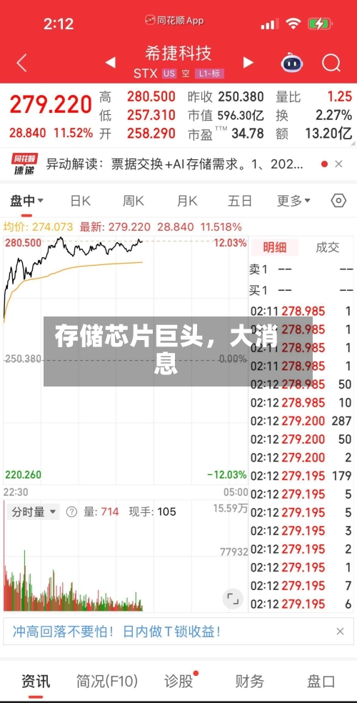 存储芯片巨头，大消息