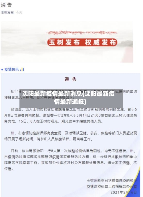 沈阳最新疫情最新消息(沈阳最新疫情最新通报)