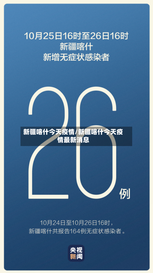 新疆喀什今天疫情/新疆喀什今天疫情最新消息