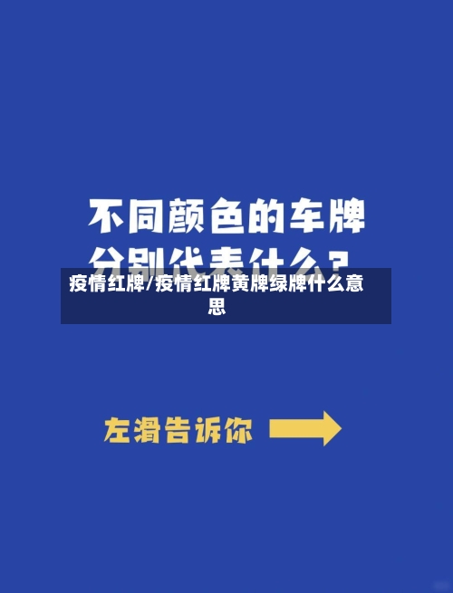 疫情红牌/疫情红牌黄牌绿牌什么意思