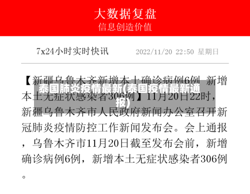泰国肺炎疫情最新(泰国疫情最新通报)-第2张图片