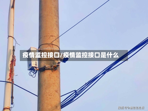 疫情监控接口/疫情监控接口是什么