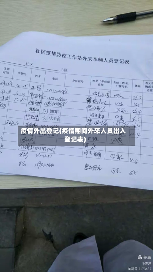 疫情外出登记(疫情期间外来人员出入登记表)