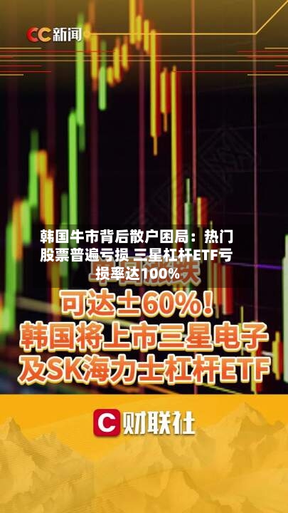 韩国牛市背后散户困局:热门股票普遍亏损 三星杠杆ETF亏损率达100%-第3张图片