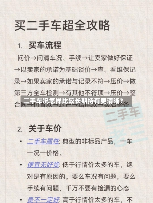 二手车况怎样比较长期持有更清晰?-第3张图片
