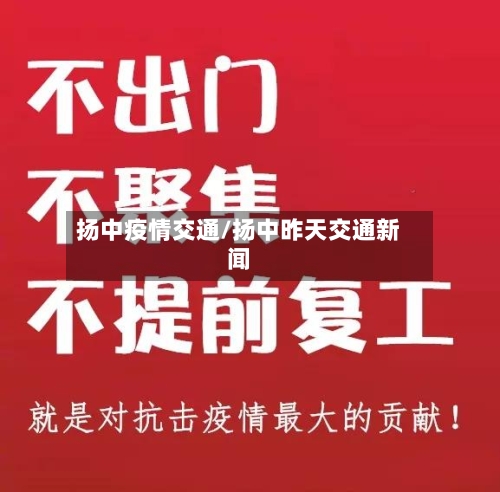 扬中疫情交通/扬中昨天交通新闻-第2张图片