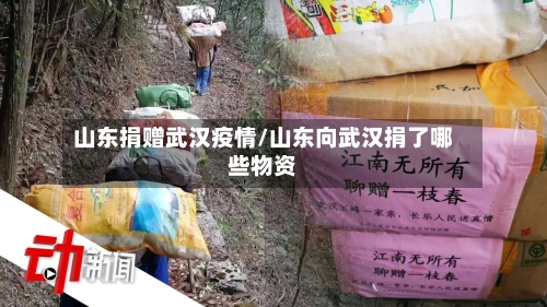 山东捐赠武汉疫情/山东向武汉捐了哪些物资-第2张图片