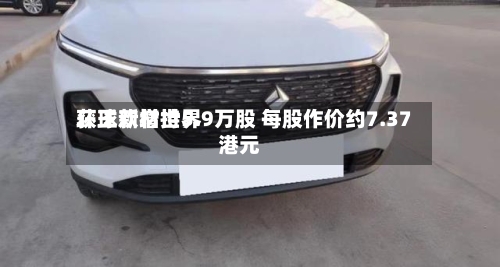 环球新材世界获王欢增持5.9万股 每股作价约7.37港元-第2张图片