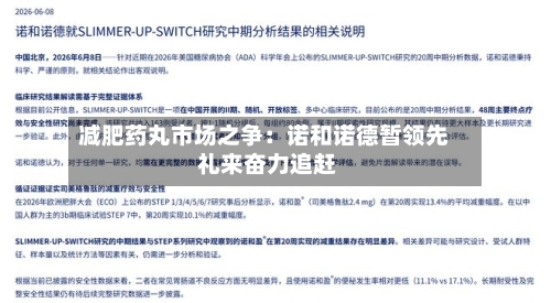 减肥药丸市场之争：诺和诺德暂领先 礼来奋力追赶