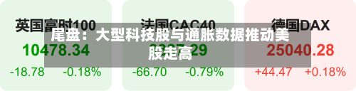 尾盘：大型科技股与通胀数据推动美股走高-第2张图片