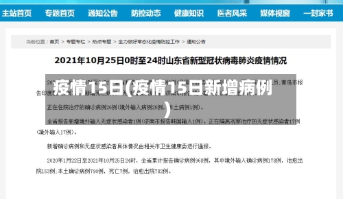 疫情15日(疫情15日新增病例)-第3张图片