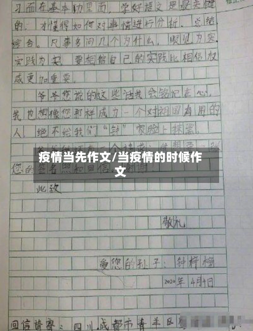 疫情当先作文/当疫情的时候作文-第2张图片
