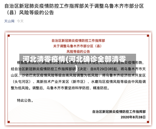 河北清零疫情(河北确诊全部清零)