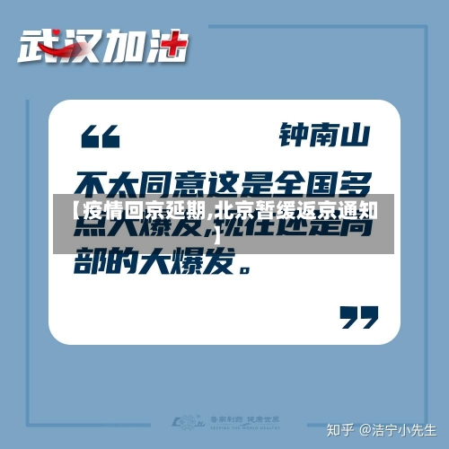 【疫情回京延期,北京暂缓返京通知】-第2张图片