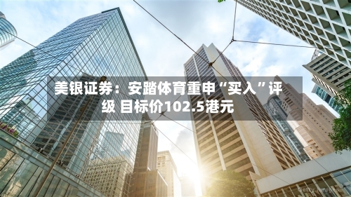 美银证券：安踏体育重申“买入”评级 目标价102.5港元-第3张图片