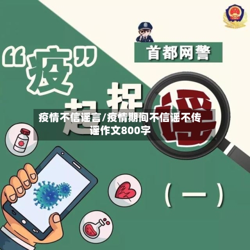 疫情不信谣言/疫情期间不信谣不传谣作文800字-第3张图片