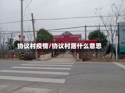 协议村疫情/协议村居什么意思-第2张图片