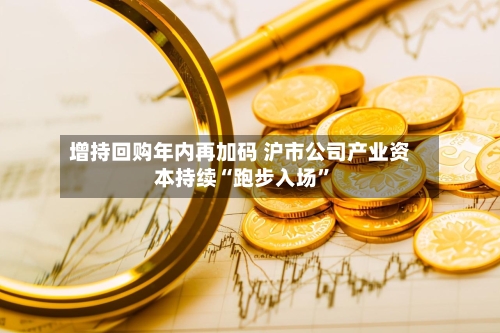 增持回购年内再加码 沪市公司产业资本持续“跑步入场”-第2张图片