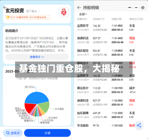 基金独门重仓股，大揭秘-第2张图片