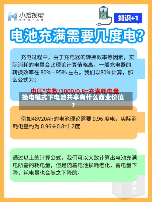 换电模式下电池共享有什么商业价值?-第3张图片
