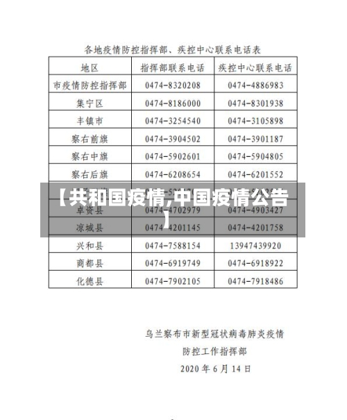 【共和国疫情,中国疫情公告】-第2张图片