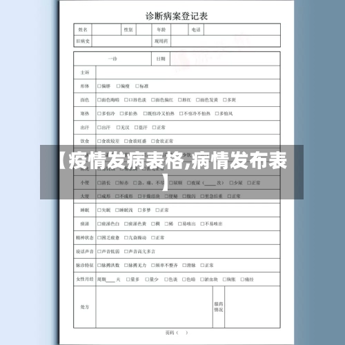 【疫情发病表格,病情发布表】-第1张图片