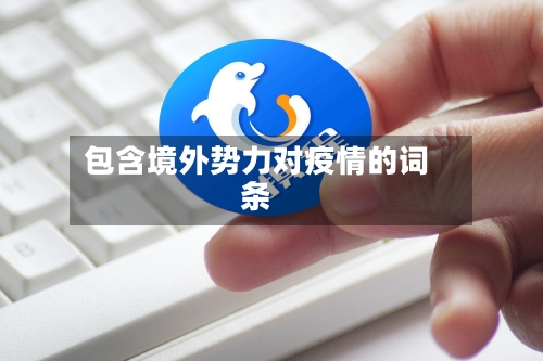 包含境外势力对疫情的词条
