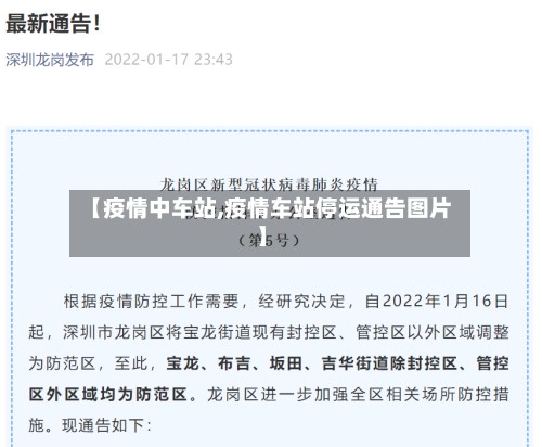 【疫情中车站,疫情车站停运通告图片】-第2张图片