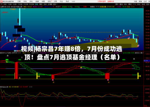 视频|杨宗昌7年赚8倍，7月份成功逃顶！盘点7月逃顶基金经理（名单）-第3张图片