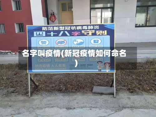 名字叫疫情(新冠疫情如何命名)-第2张图片