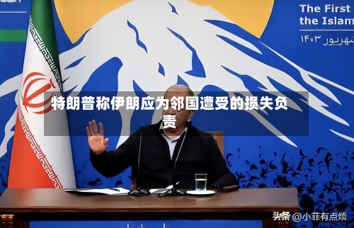 特朗普称伊朗应为邻国遭受的损失负责