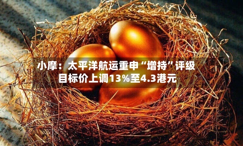 小摩：太平洋航运重申“增持”评级 目标价上调13%至4.3港元-第2张图片