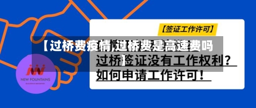 【过桥费疫情,过桥费是高速费吗】-第3张图片